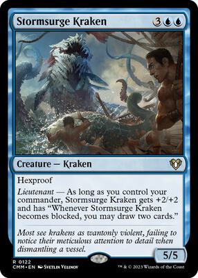 Stormsurge Kraken card from Commander Masters