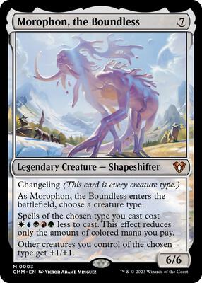 Morophon, the Boundless card from Commander Masters