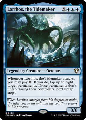 Lorthos, the Tidemaker card from Commander Masters