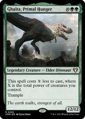 Ghalta, Primal Hunger card from Commander Masters