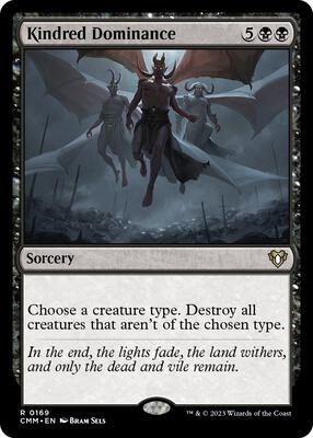 Kindred Dominance card from Commander Masters