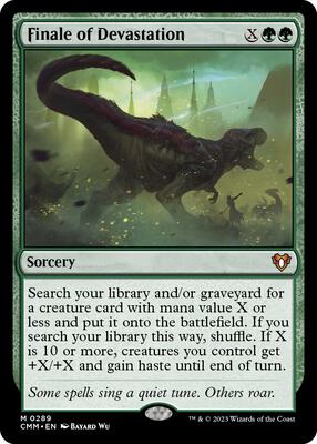 Finale of Devastation card from Commander Masters