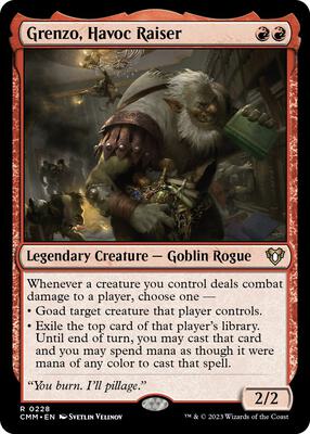 Grenzo, Havoc Raiser card from Commander Masters