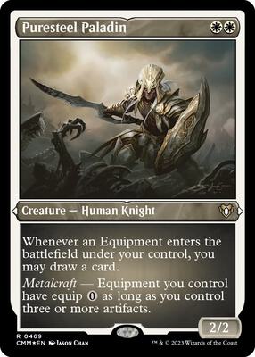 Puresteel Paladin (Foil Etched) card from Commander Masters