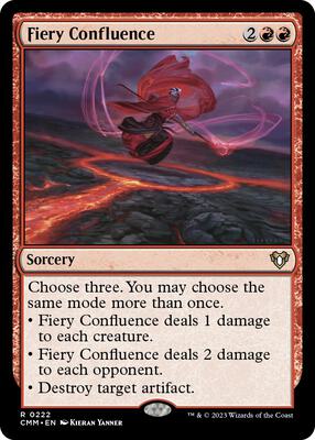 Fiery Confluence card from Commander Masters