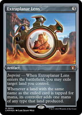 Extraplanar Lens (Foil Etched) card from Commander Masters