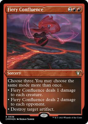 Fiery Confluence (Foil Etched) card from Commander Masters