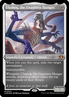 Ulamog, the Ceaseless Hunger (Foil Etched) card from Commander Masters