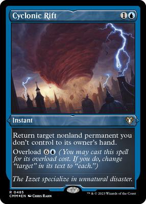 Cyclonic Rift (Foil Etched) card from Commander Masters