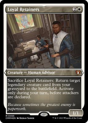 Loyal Retainers (Foil Etched) card from Commander Masters