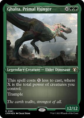 Ghalta, Primal Hunger (Foil Etched) card from Commander Masters