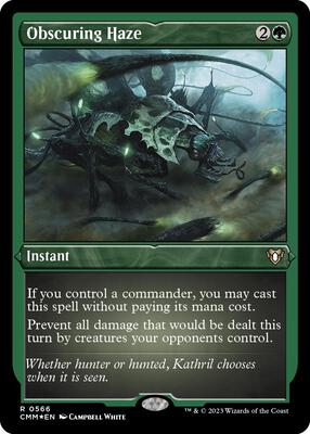 Obscuring Haze (Foil Etched) card from Commander Masters