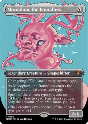 Morophon, the Boundless (Textured Foil) card from Commander Masters
