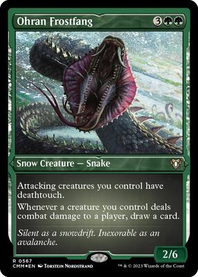 Ohran Frostfang (Foil Etched) card from Commander Masters
