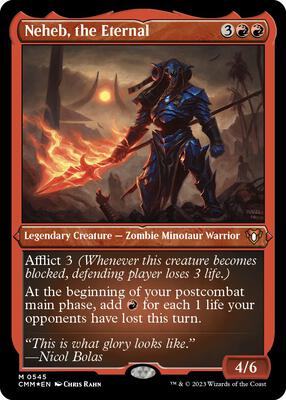 Neheb, the Eternal (Foil Etched) card from Commander Masters
