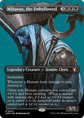 Mikaeus, the Unhallowed (Borderless) card from Commander Masters
