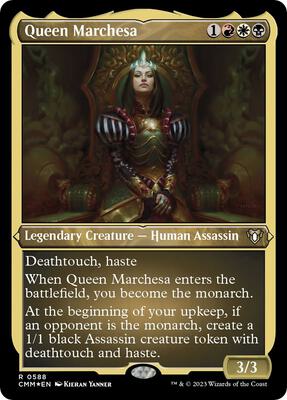 Queen Marchesa (Foil Etched) card from Commander Masters