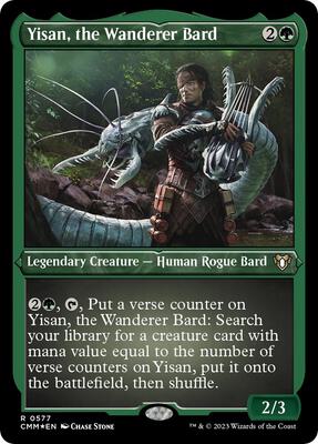 Yisan, the Wanderer Bard (Foil Etched) card from Commander Masters