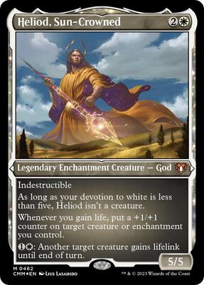 Heliod, Sun-Crowned (Foil Etched) card from Commander Masters