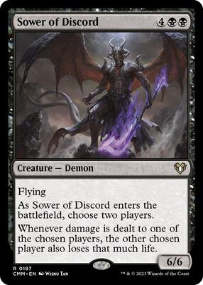 Sower of Discord card from Commander Masters