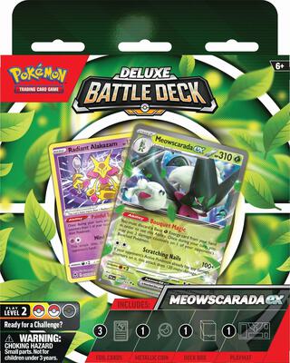 Deluxe Battle Deck [Meowscarada ex] card from Miscellaneous Cards & Products
