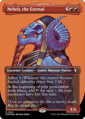 Neheb, the Eternal (Textured Foil) card from Commander Masters