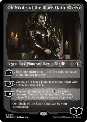 Ob Nixilis of the Black Oath (Foil Etched) card from Commander Masters