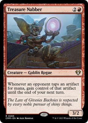 Treasure Nabber card from Commander Masters