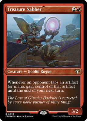 Treasure Nabber (Foil Etched) card from Commander Masters