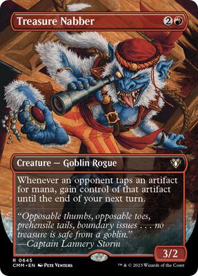 Treasure Nabber (Borderless) card from Commander Masters