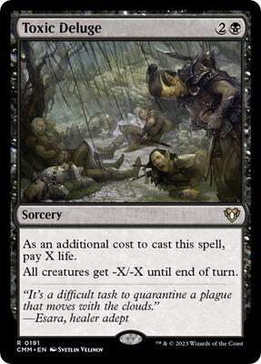 Toxic Deluge card from Commander Masters