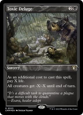 Toxic Deluge (Foil Etched) card from Commander Masters