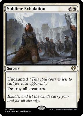 Sublime Exhalation card from Commander Masters