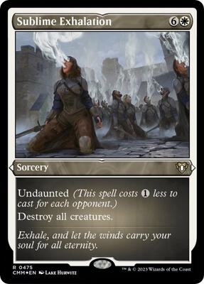 Sublime Exhalation (Foil Etched) card from Commander Masters