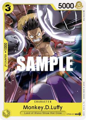 Monkey.D.Luffy card from Starter Deck 9: Yamato