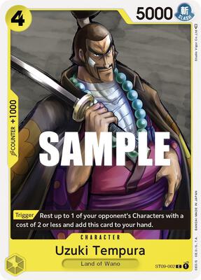 Uzuki Tempura card from Starter Deck 9: Yamato