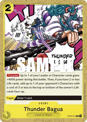 Thunder Bagua card from Starter Deck 9: Yamato