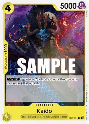 Kaido card from Starter Deck 9: Yamato