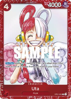 Uta (Premium Card Collection -ONE PIECE FILM RED Edition-) card from One Piece Promotion Cards