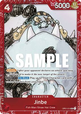 Jinbe (Premium Card Collection -ONE PIECE FILM RED Edition-) card from One Piece Promotion Cards