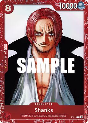 Shanks (Premium Card Collection -ONE PIECE FILM RED Edition-) card from One Piece Promotion Cards