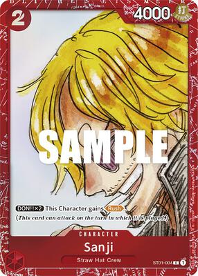 Sanji (Premium Card Collection -ONE PIECE FILM RED Edition-) card from One Piece Promotion Cards