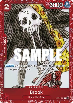 Brook (Premium Card Collection -ONE PIECE FILM RED Edition-) card from One Piece Promotion Cards