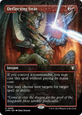 Deflecting Swat (Borderless) card from Commander Masters