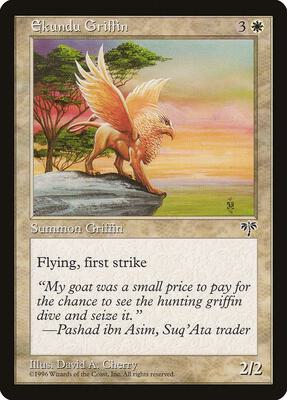 Ekundu Griffin card from Mirage