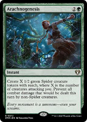 Arachnogenesis card from Commander Masters
