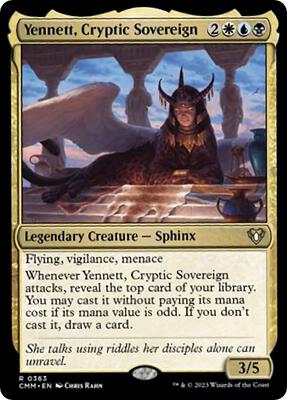 Yennett, Cryptic Sovereign card from Commander Masters
