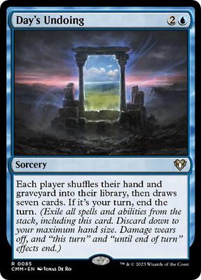 Day's Undoing card from Commander Masters