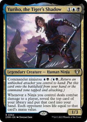 Yuriko, the Tiger's Shadow card from Commander Masters