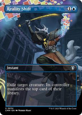 Reality Shift (Borderless) card from Commander Masters